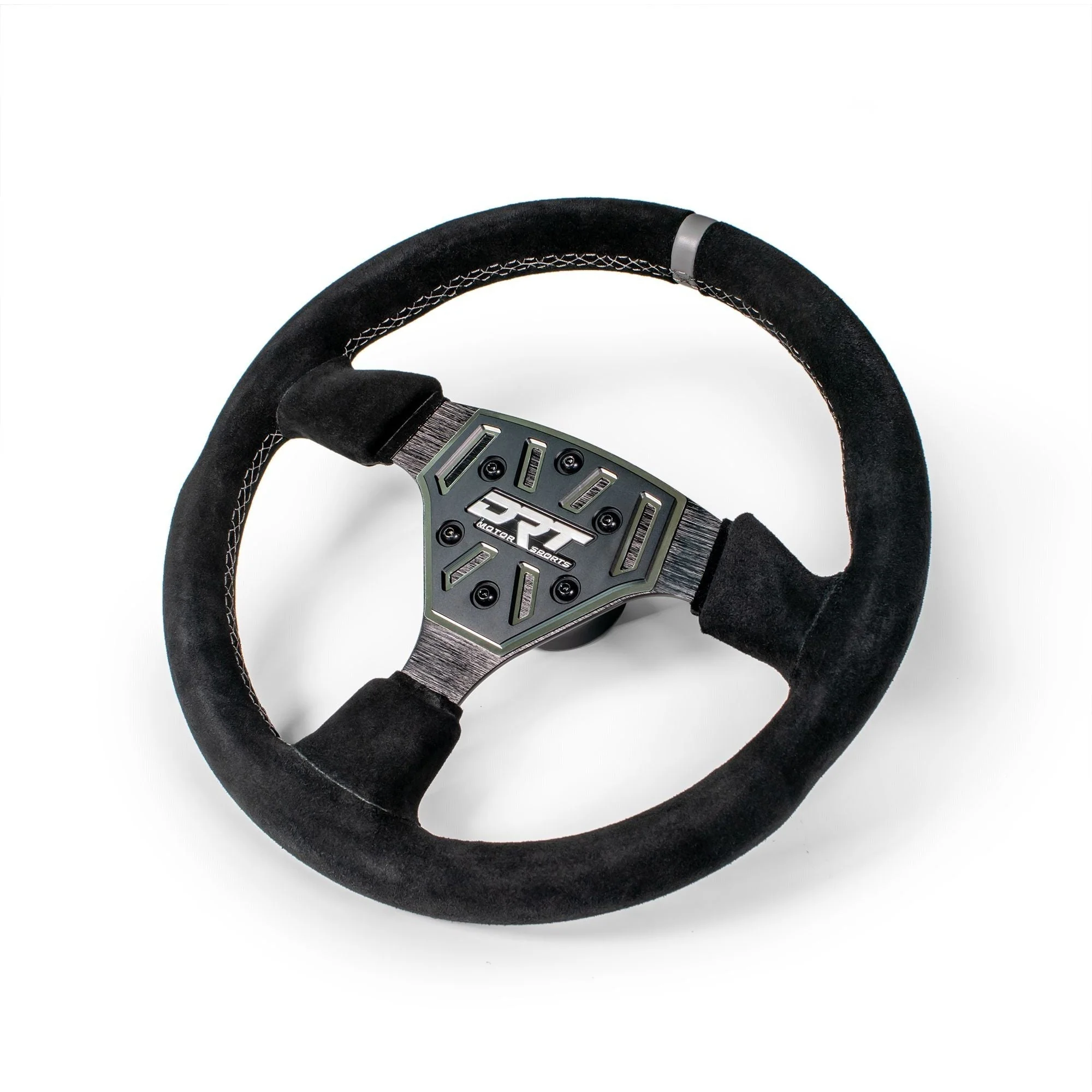 DRT Motorsports UTV Round Suede Steering Wheel - Image 2