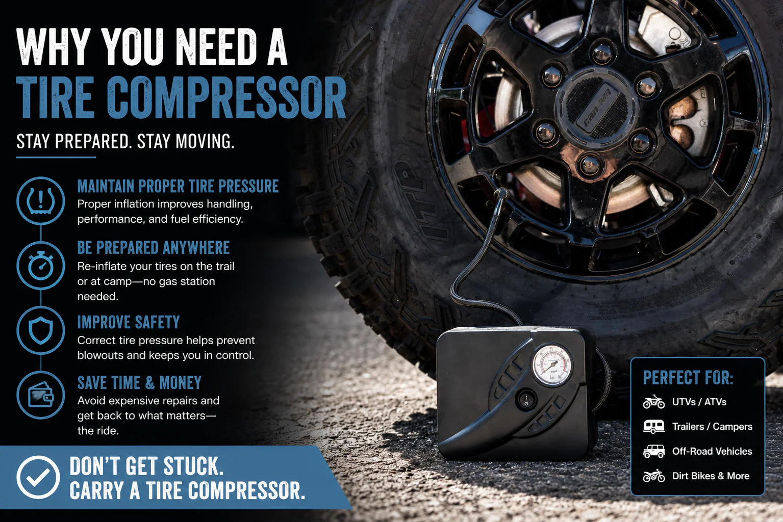 UTV Tire Compressor Kit - Image 3