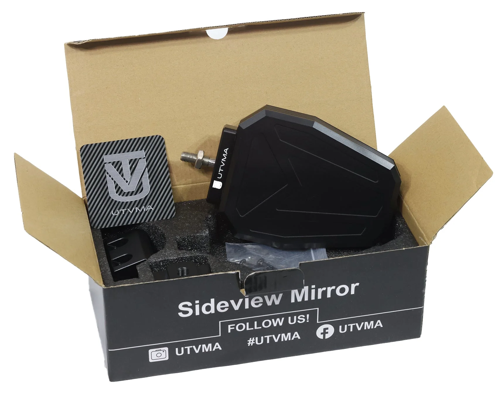 UTVMA Rearview and Sideview Mirror Kit - Enhanced Visibility + Rugged Durability - Image 5