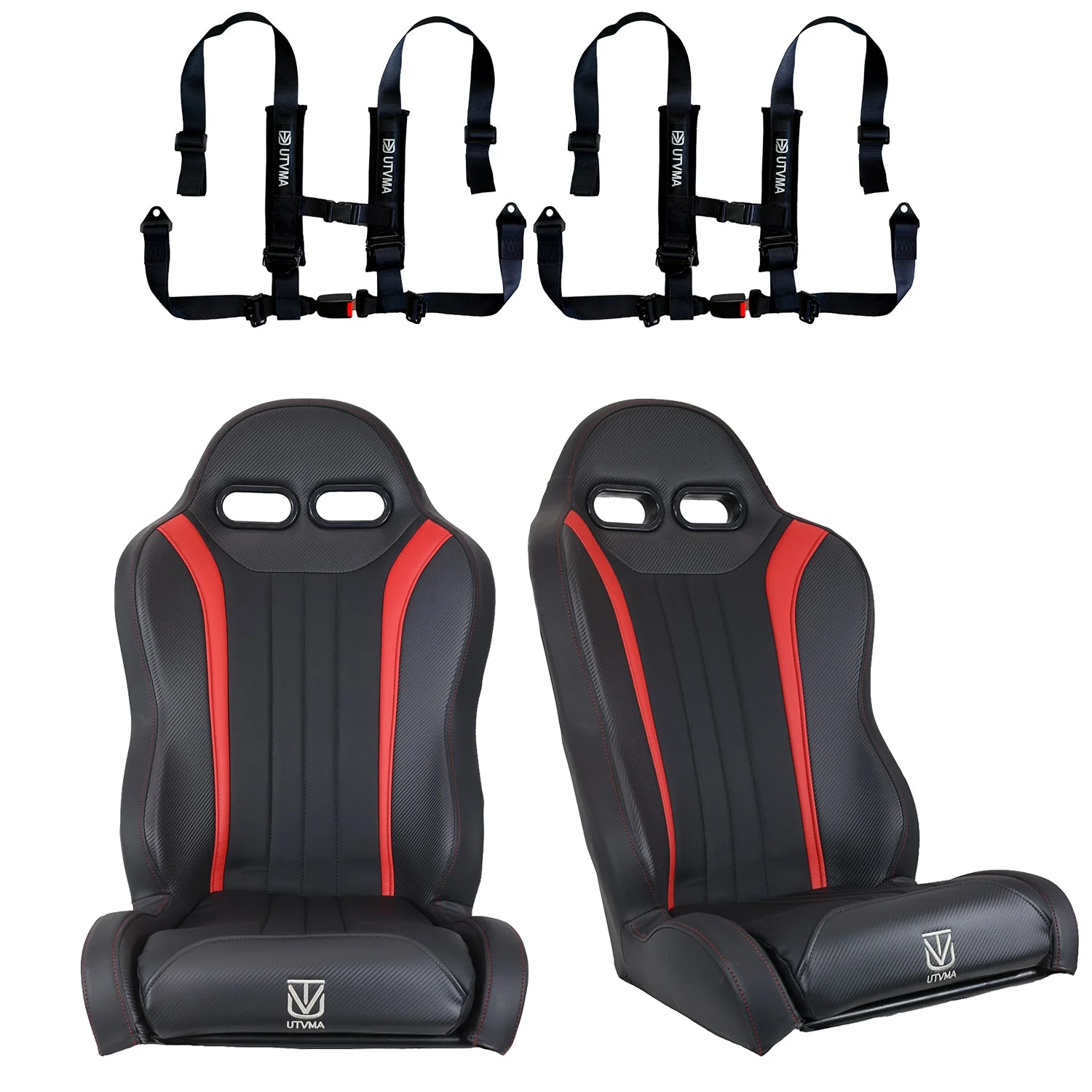 "Weekender" Series Front Suspension Bucket Seats for Maverick X3 (2017+) - Image 12