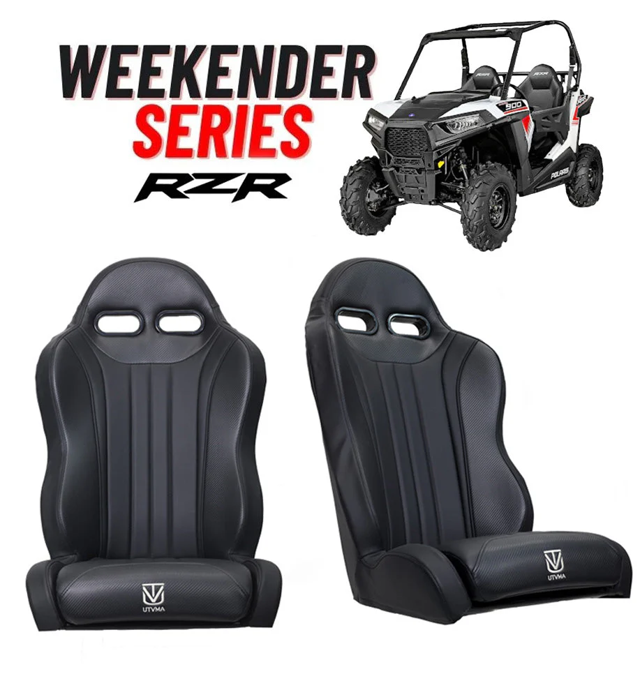 UTV Mountain Accessories "Weekender" Series Front Suspension Bucket Seats for RZR 900 (2011-2023)