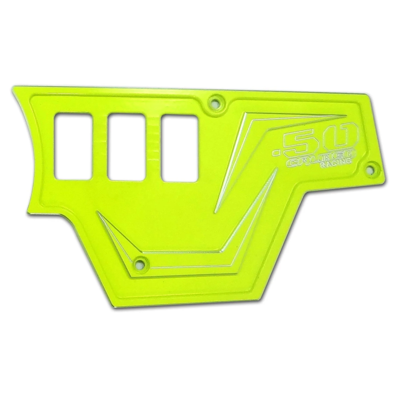 Polaris RZR XP1000 6 Switch Billet Dash Panel - CNC 6061 Aluminum + 4 Illuminated Switches (Lime Squeeze) - Image 5