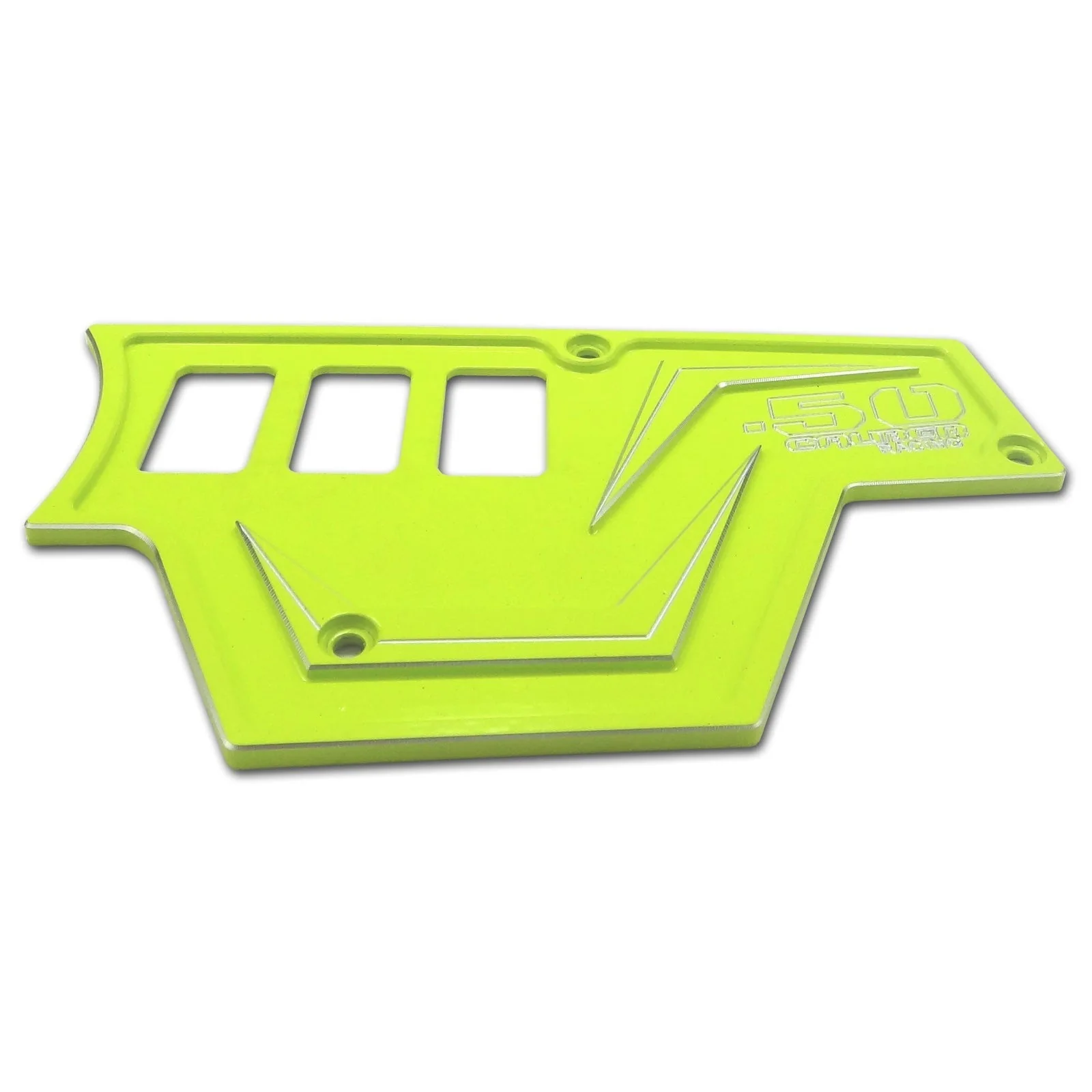 Polaris RZR XP1000 6 Switch Billet Dash Panel - CNC 6061 Aluminum + 4 Illuminated Switches (Lime Squeeze) - Image 7