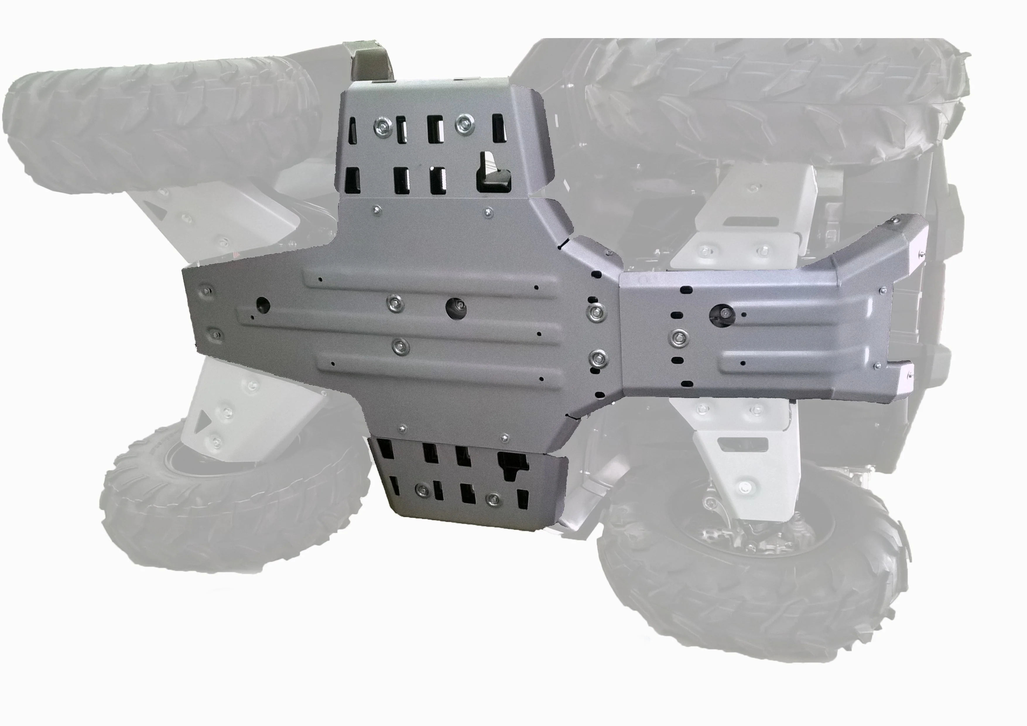 Yamaha Kodiak 700 Alloy Central Skid Plate - Maximum Protection + Rust Resistance (2024)