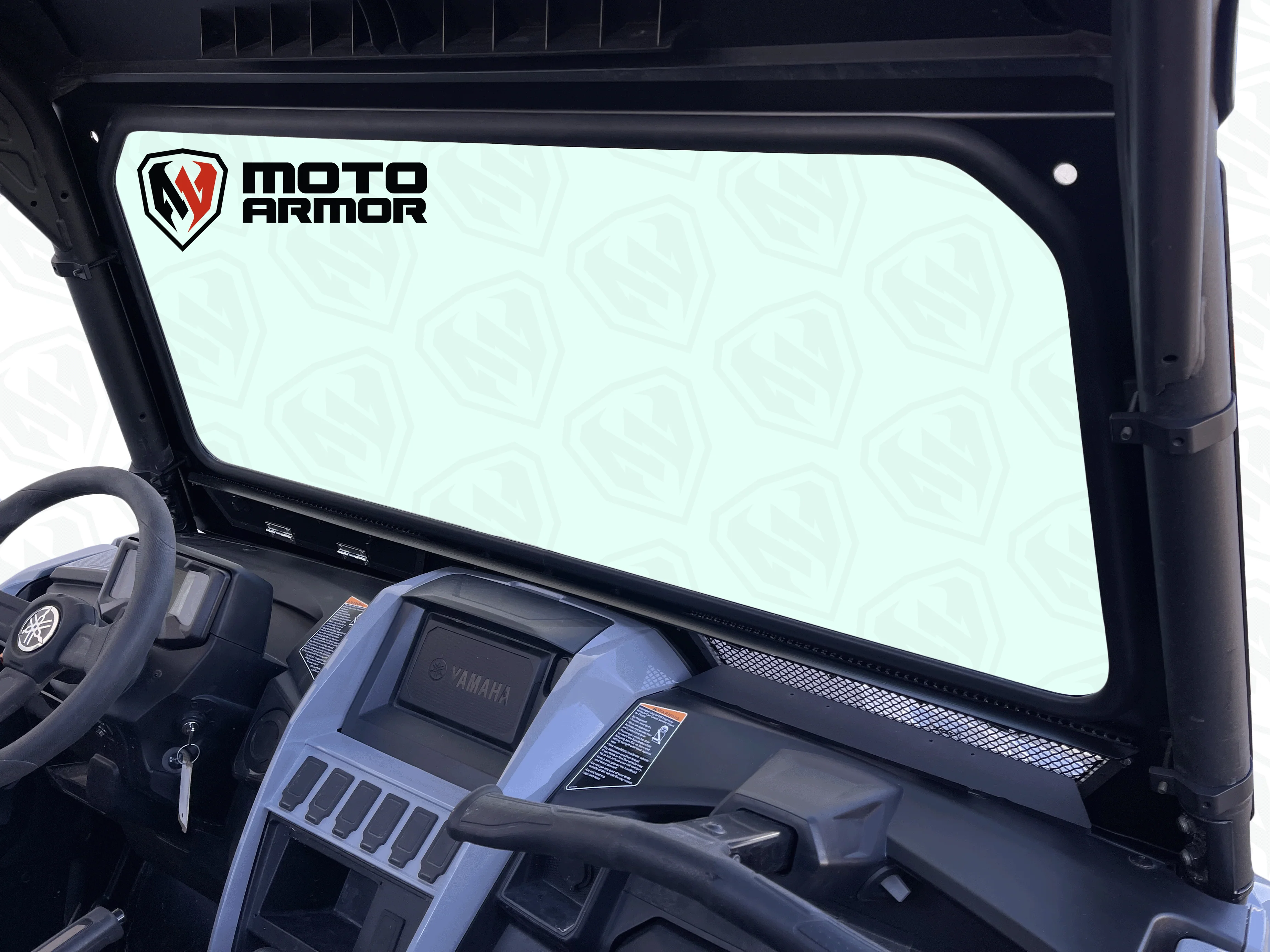 Yamaha RMAX 1000 Glass Windshield - Enhanced Visibility + Durability (2021-2025) - Image 4