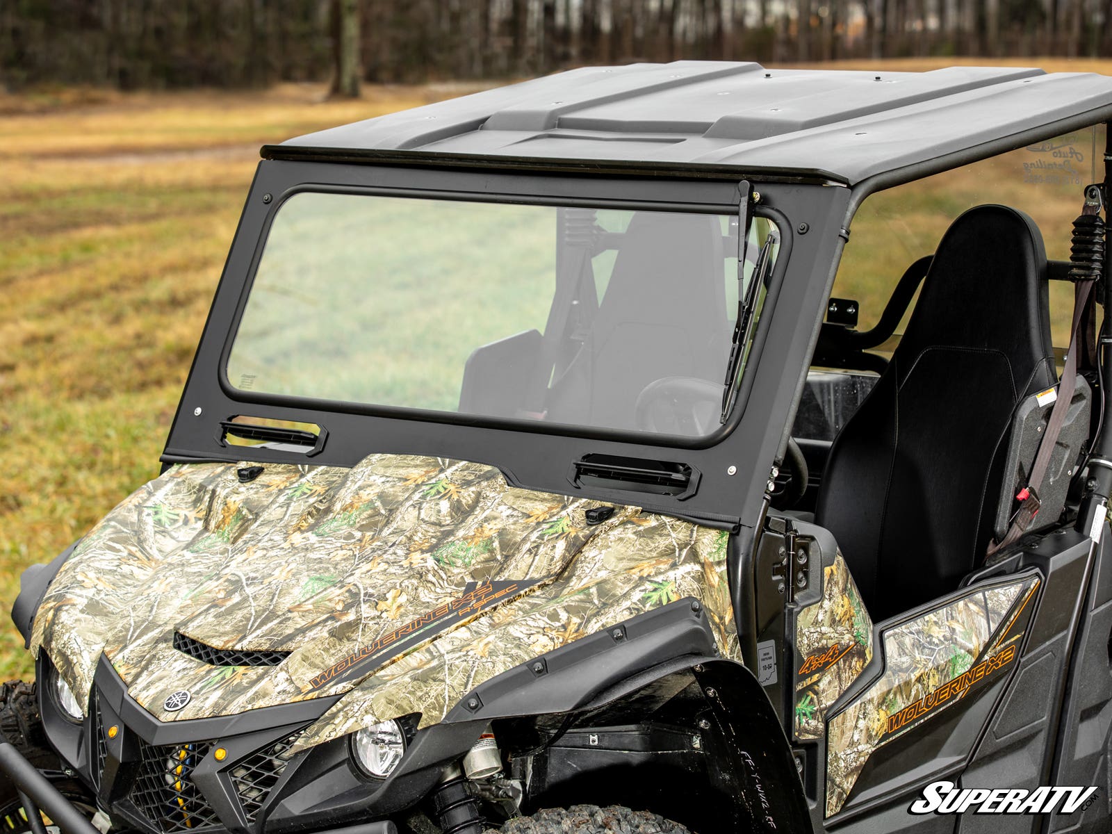 SuperATV Yamaha Wolverine X2/X4 Glass Windshield - Image 10