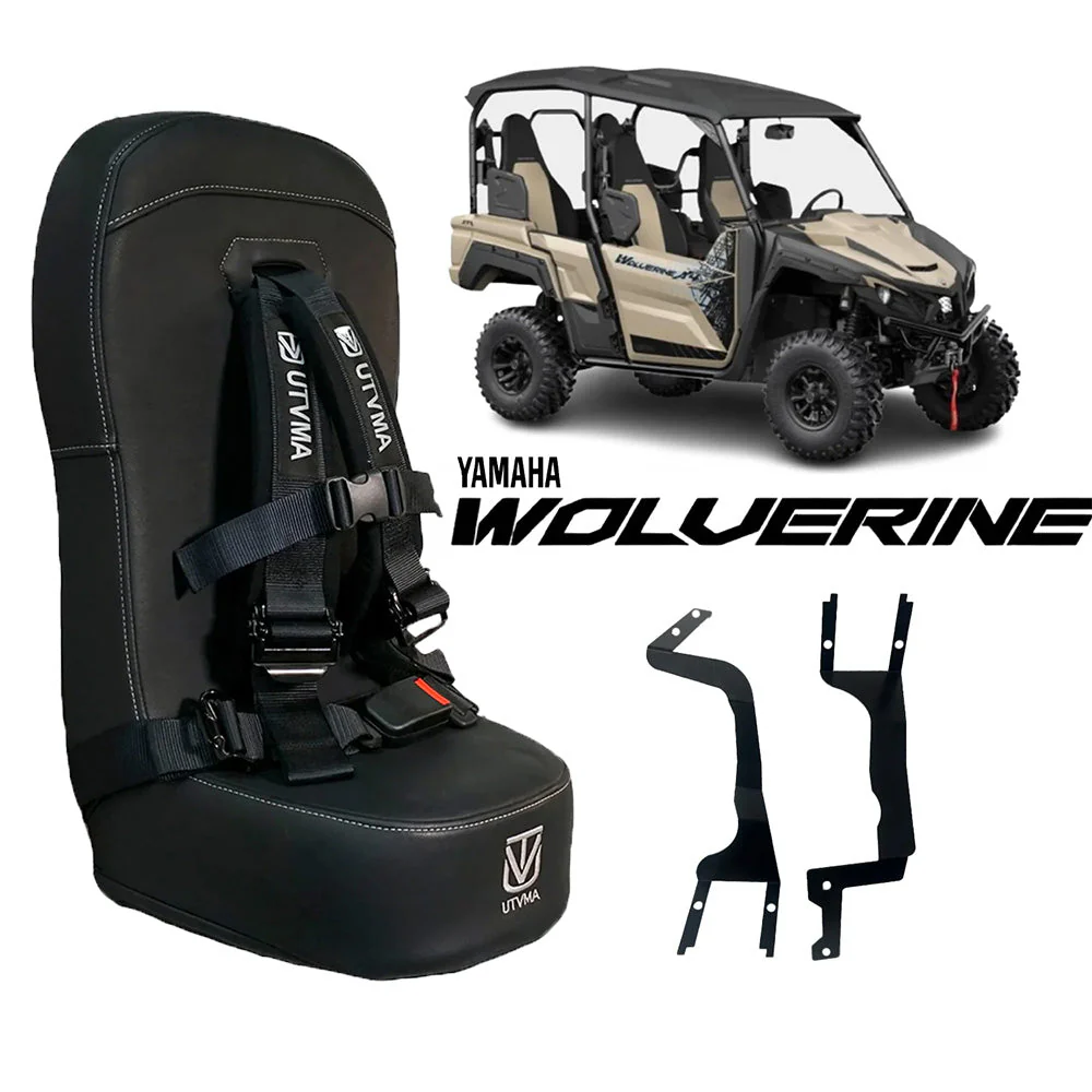 Yamaha Wolverine X4 Bump Seat - Added Seating + Child Safety (2018+)