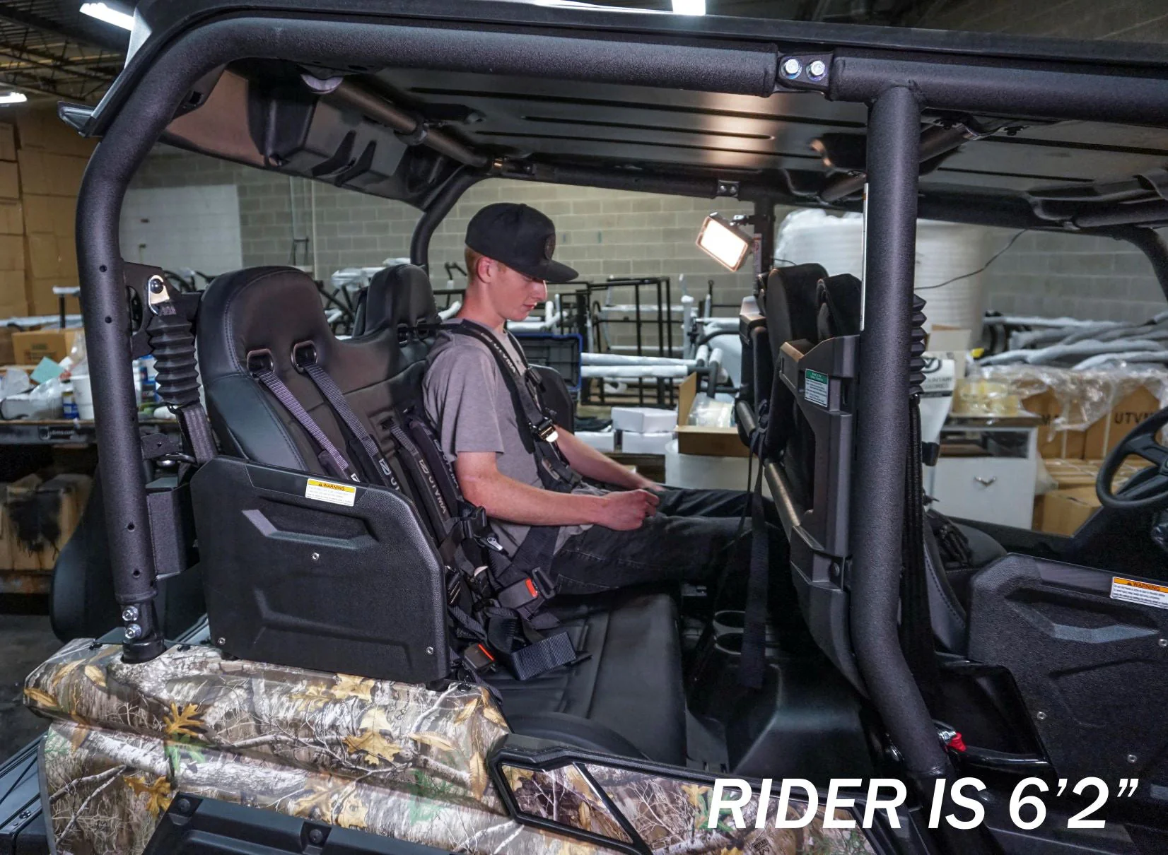 Yamaha Wolverine X4 Rear Bench Seat (2018+) with Harnesses - Image 20