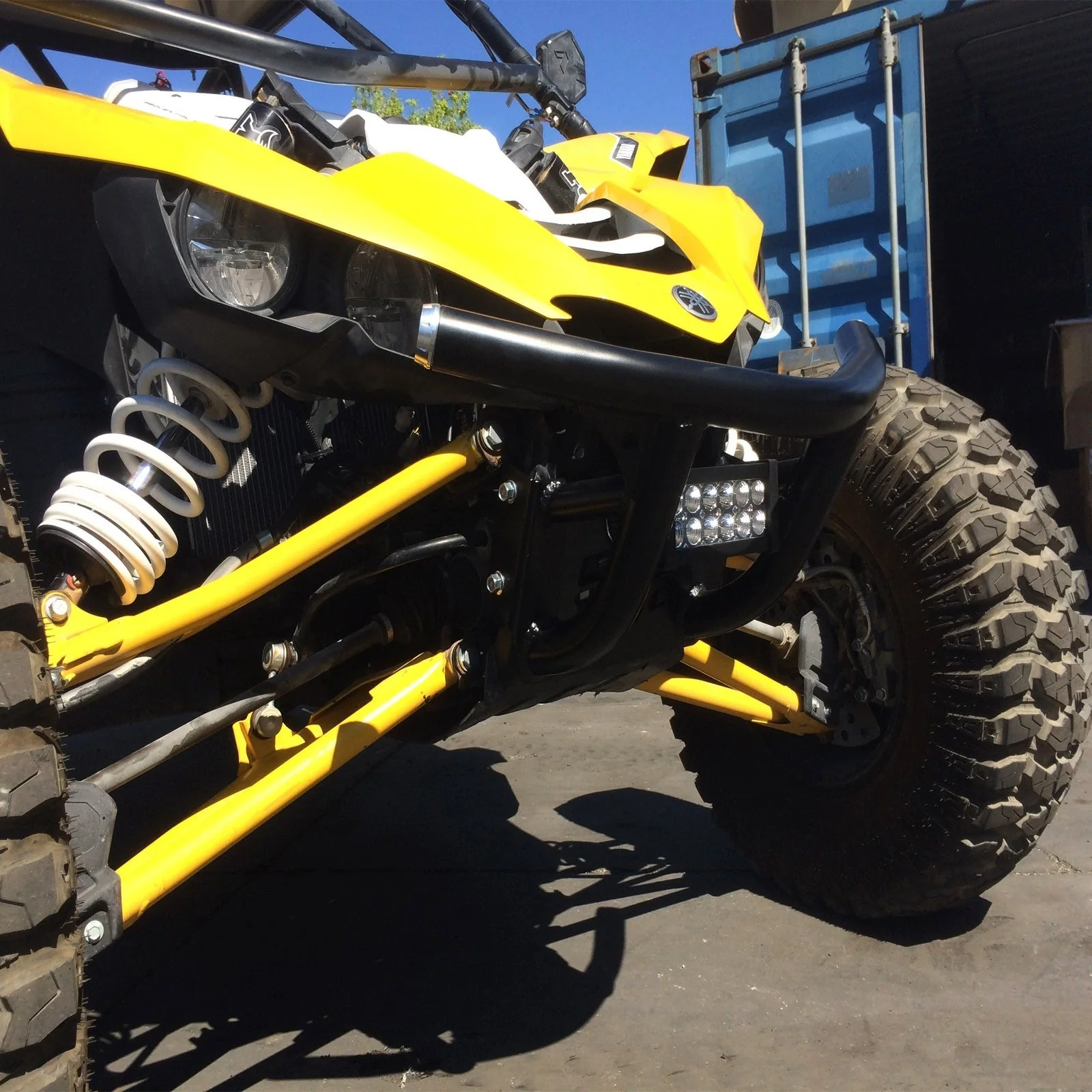 Yamaha YXZ 1000R Custom Front Bumper with Light Bar Mount - Image 6