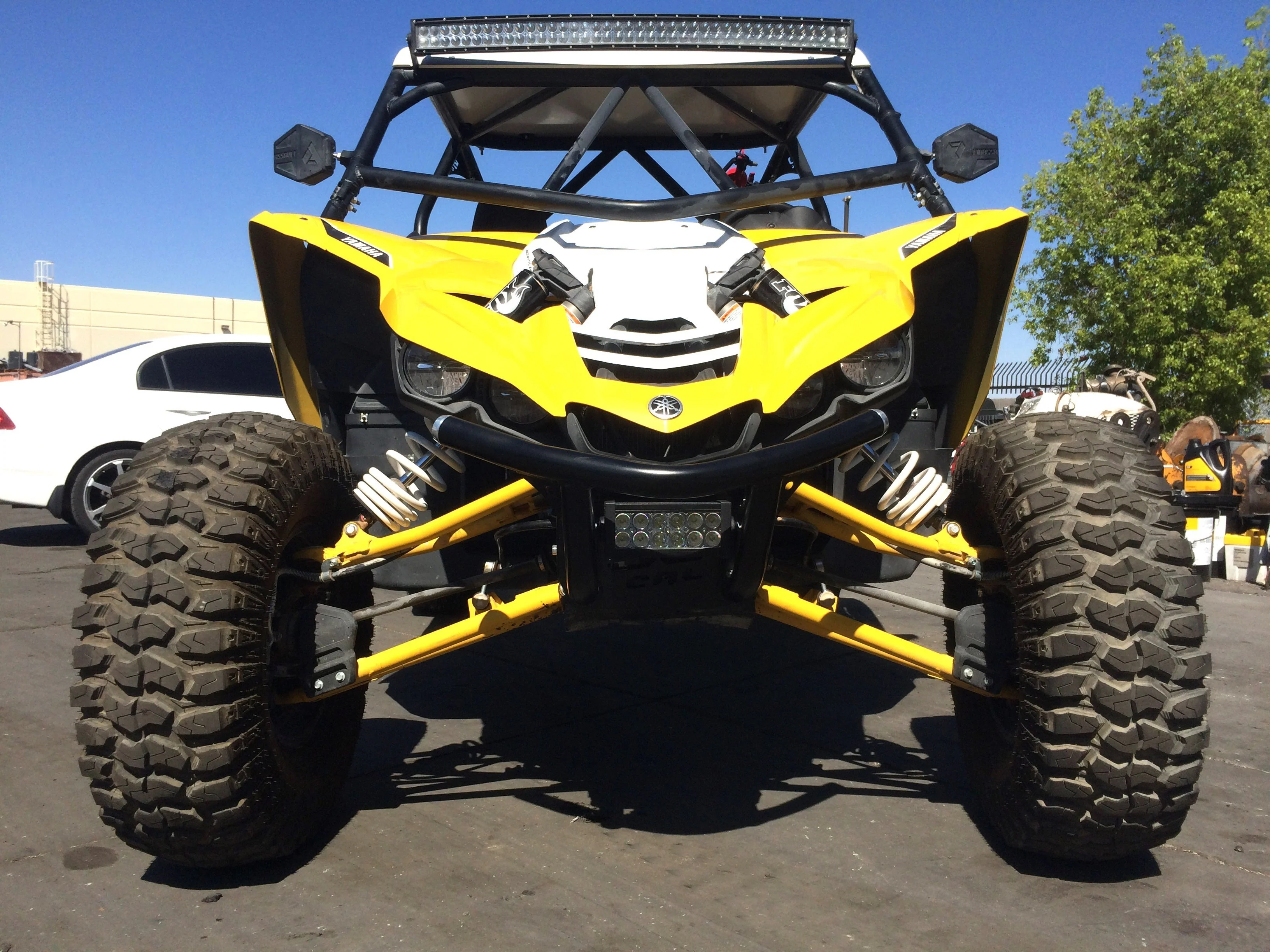 Yamaha YXZ 1000R Custom Front Bumper with Light Bar Mount - Image 8